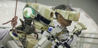 Spacecraft carrying Russian humanoid robot docks at ISS