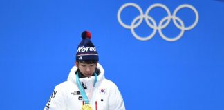S. Korean Olympic skating champion banned over trouser-pulling