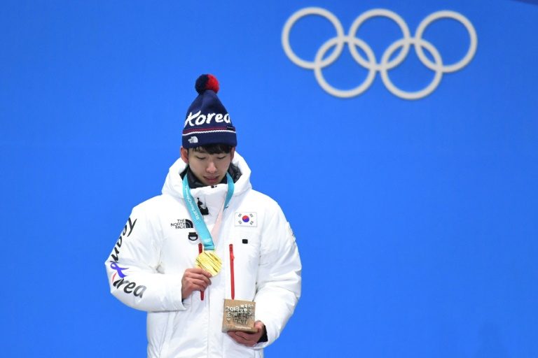 S. Korean Olympic skating champion banned over trouser-pulling