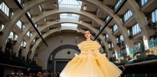 Dresses flow for Beckham, billow for Goddard: London fashion trends