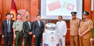 China donates explosive detectors worth Rs.750 million