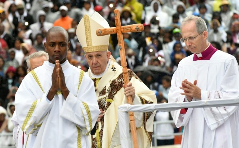 Pope rails against ‘vengeance’ as he ends Mozambique visit