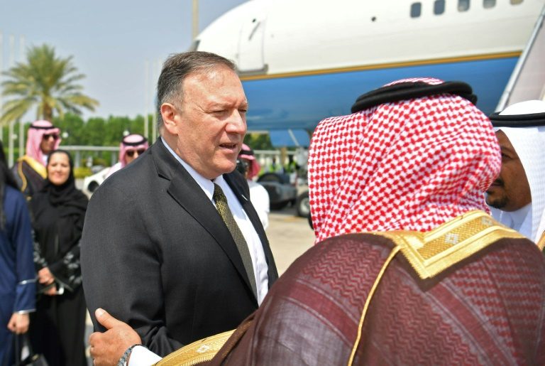 Pompeo confers with Gulf allies over Iranian ‘act of war’