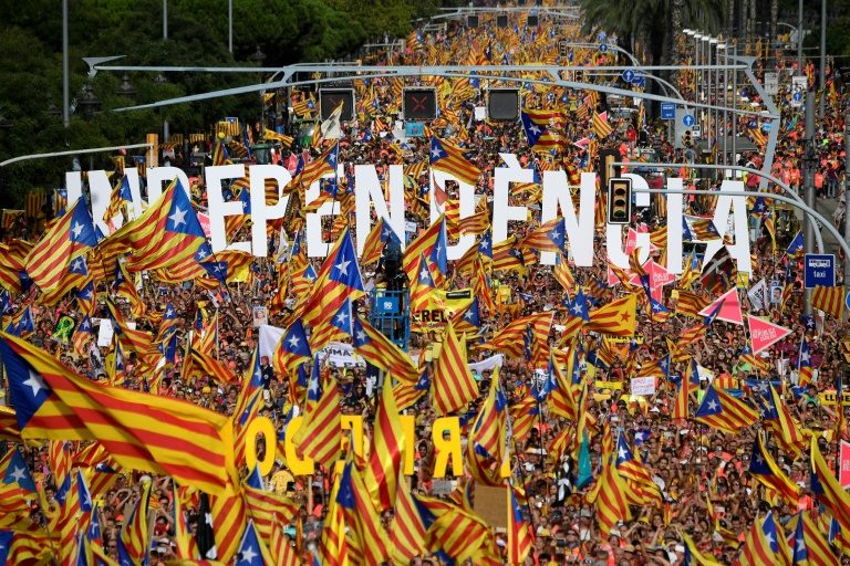 Catalan separatists to test strength with Barcelona rally