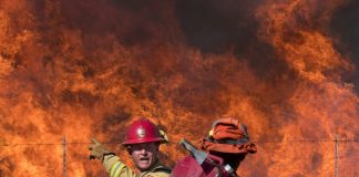 California fires: new blazes as dangerous winds fan the flames