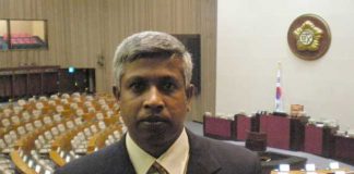 Saman Sri Ratnayake as the Commissioner-General of NEC