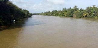 Water level of Nilwala on the rise