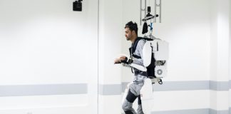 Paralysed man walks again with brain-controlled exoskeleton