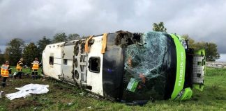 Lankan among 33 injured as bus overturns in France