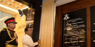 President declares open new Army Headquarters building
