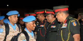 243 Army personnel depart to Mali for UN peacekeeping mission