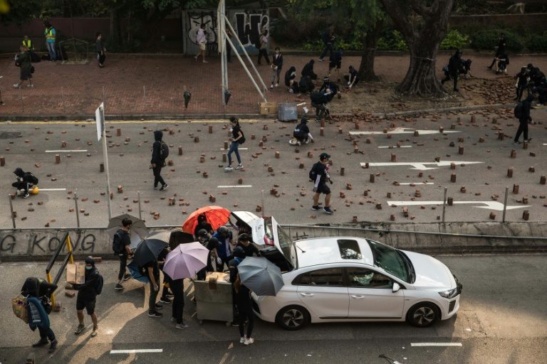 Schools closed as protests put chokehold on Hong Kong
