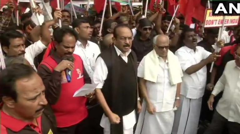 MDMK stages protest against Gotabaya Rajapaksa