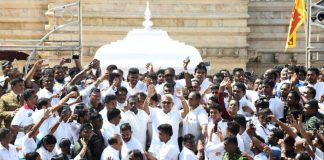Symbolic swearing-in for Sri Lanka’s new president