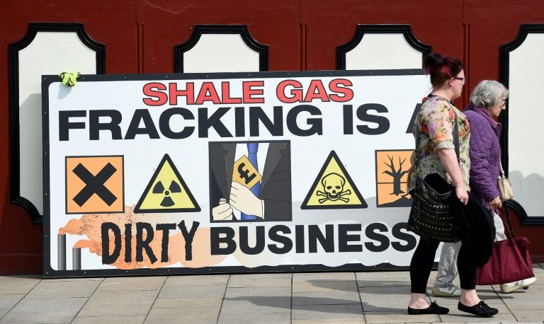 Fracking halted in England over earthquake fears: UK govt