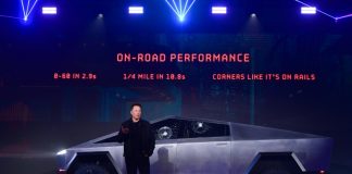 Tesla suffers broken glass mishap during chaotic launch