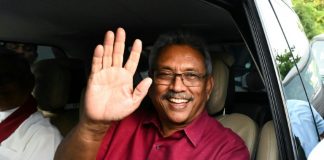 Symbolic swearing-in for Sri Lanka’s new strongman