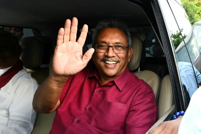 Symbolic swearing-in for Sri Lanka’s new strongman