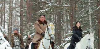 North Korea’s Kim in new horse ride through winter snows