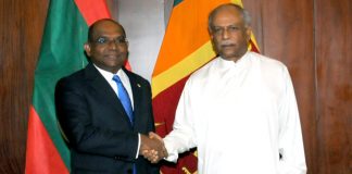Maldivian Foreign Minister appreciates deep-rooted bilateral relations with Sri Lanka
