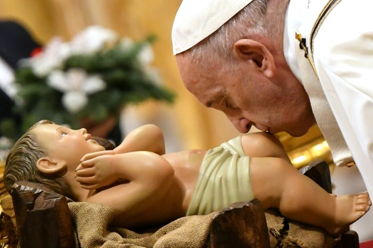 Pope Francis kicks off Christmas celebrations with midnight Mass