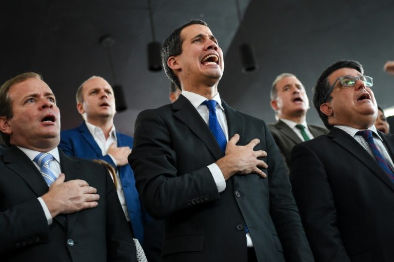 Venezuela’s reelected Guaido calls for protests