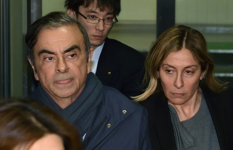 Carlos Ghosn’s wife says she wasn’t in the loop about his escape