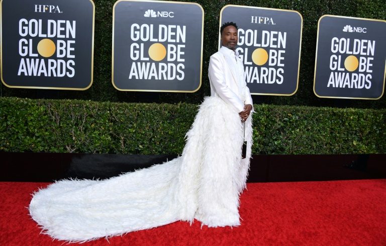 Hollywood stars shine on Globes red carpet