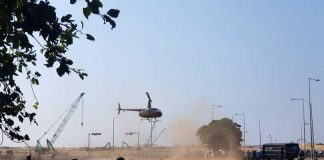 Private helicopters at Shangri-La car park (Photos)