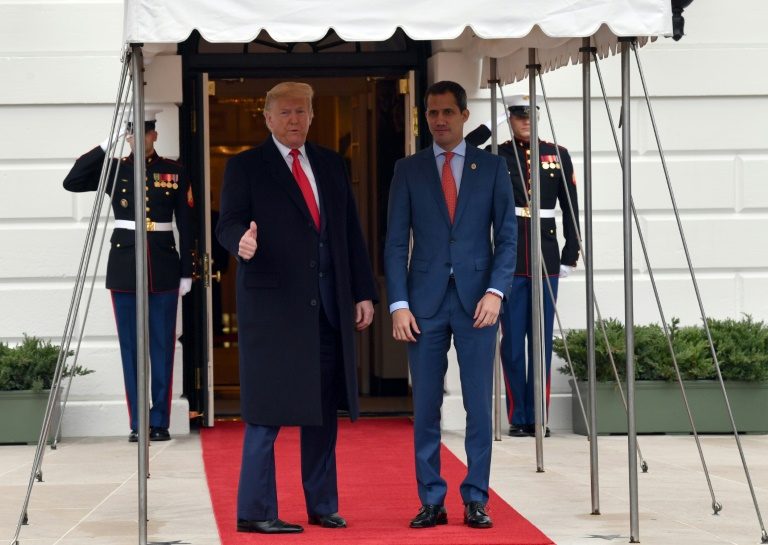 Venezuela’s Guaido meets Trump but overshadowed by impeachment