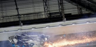 Horror crash mars end of Daytona 500