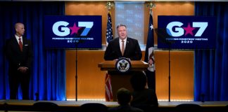 Pompeo attacks Chinese virus campaign at G7 as Europeans seek cooperation