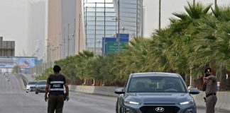 Saudi intercepts missiles over curfew-locked Riyadh, border city