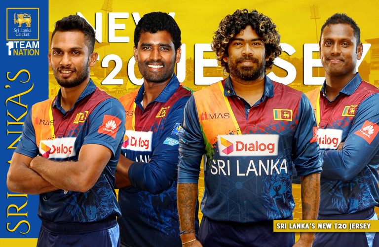 Sri Lanka’s new T20I jersey
