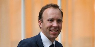 UK Health Secretary tests positive for coronavirus