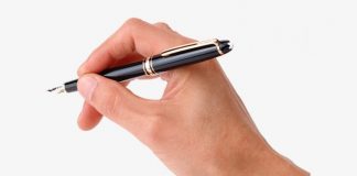 People requested to bring a pen when visiting post offices