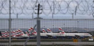 British Airways to furlough 36,000 employees – or 80% of its huge global workforce of cabin crew, ground staff, engineers and office workers – TODAY after grounding thousands of flights due to virus