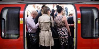Number of passengers using the London Underground Transport increases