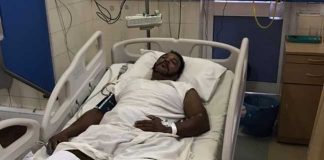 Palitha Thewarapperuma hospitalized