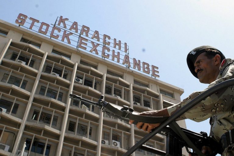 Gunmen attack Karachi stock exchange building in Pakistan