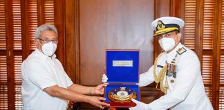 New Navy Commander calls on President