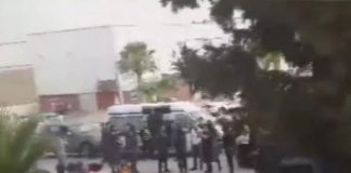 Jordanian Security Forces Use Tear Gas On Sri Lankan Migrant Workers