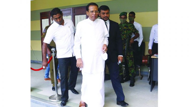 PCoI inquires Sirisena about statement discrediting Hemasiri’s testimonies