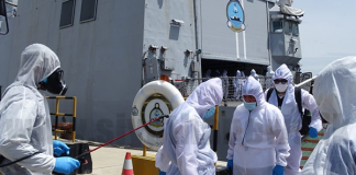 20 crew members of “MT New Diamond” brought Hambantota Port