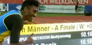 Sprinter Yupun Abeykoon sets new record in Germany