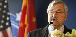 U.S. ambassador to China Branstad to retire next month
