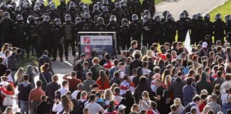 Russia accuses U.S. of promoting revolution in Belarus, toughens stance