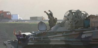 Armenian, Azeri forces exchange fire again, 6 Azeri civilians reported killed