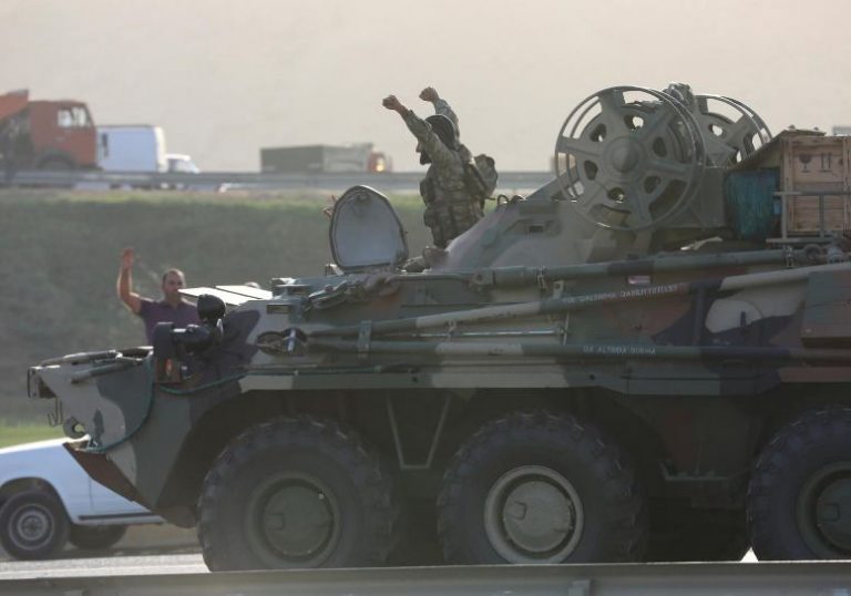 Armenian, Azeri forces exchange fire again, 6 Azeri civilians reported killed