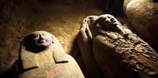‘Cursed’ Ancient Egyptian burial shaft with 13 completely sealed coffins found after 2,500 years